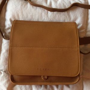 Vintage Coach light Tan Crossbody. New. Classic.